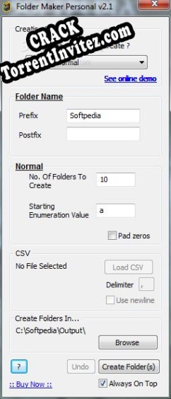 Folder Maker key free