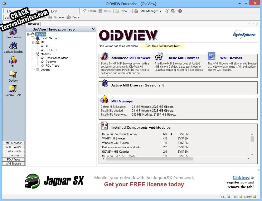 OiDViEW Enterprise (formerly OidView Professional) activation key