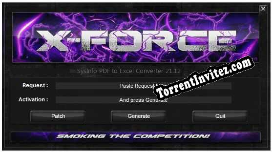 Activation key for SysInfo PDF to Excel Converter » Download
